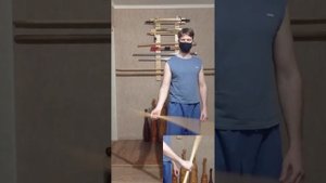 Вращение палки одной рукой проворотом через кисть. Жонглирование