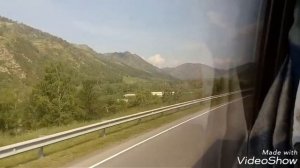 Алтай. По Чуйскому тракту. Рейсовый автобус Онгудай-Барнаул