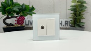 ТВ-розетка LIVOLO белая, VL-C791V-11