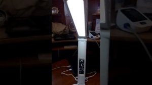Светильник настольный светодиодный с Информативным дисплеем.