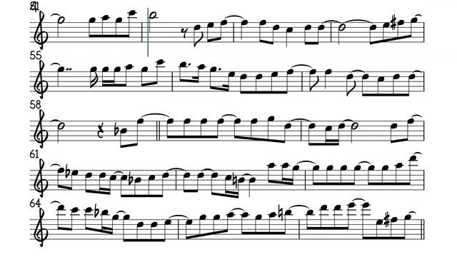 Constantly Flute or Violin Sheet Music Backing Track Play Along Partitura смотреть онлайн