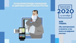 Разъяснения порядка наблюдения на цифровых избирательных участках