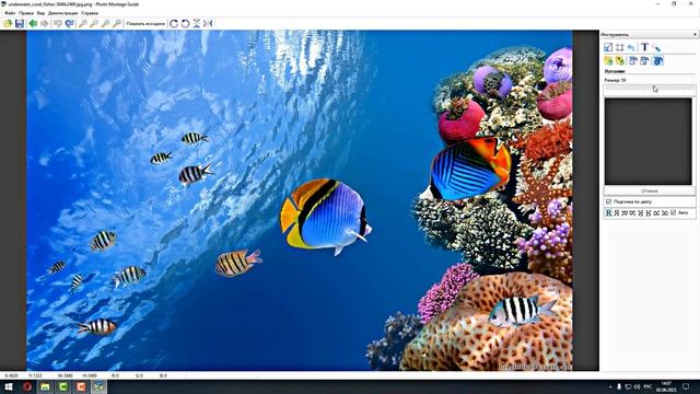 Бесплатные Графические редакторы!!! Обзор Бесплатного Графического редактора Photo Montage Guide!!!