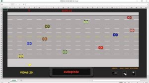 Game FreeWay (Autopista) en Excel