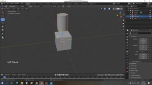 Blender 2.8 Объединение и разделение объектов. Скрытие объектов и их частей.