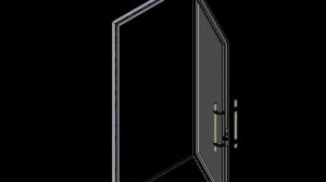 Анимация открывания двери. Видео созданное средствами T-Flex Cad
