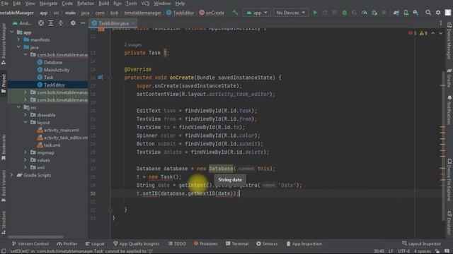 Timetable Manager App for Android using Java and SQLite (Part 3) смотреть онлайн