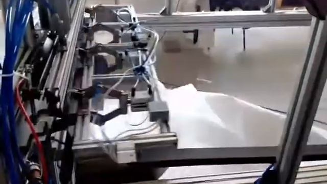 Раскрой ПП ткани автомат смотреть онлайн