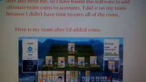 FIFA 12 ultimate team coin generator. (XBOX ONLY)