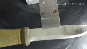 Нож Мора 2000. Заточка на профиле. к01