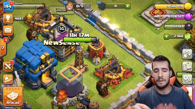 ¿ CUANTO TIEMPO PARA SUBIR AL MAXIMO UN TH 12 ? - CLASH OF CLANS NUEVA ACTUALIZACION смотреть онлайн