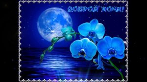 🌛 Доброй ночи... (Музыкальная открытка)...