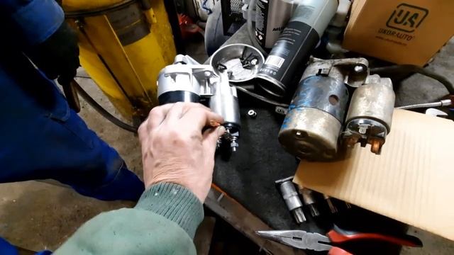 NISSAN MARCH K11 Замена стартера. смотреть онлайн