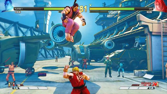 Dan Hibiki vs Ken (Hardest AI) - Street Fighter V смотреть онлайн