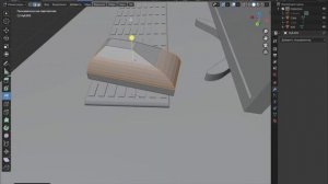 Создаём компьютерный стол в Blender 3d