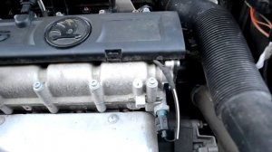 2015.09.10 Skoda Rapid CFNA звук двигателя на холодную. 22000+км