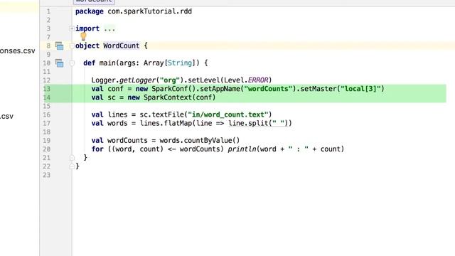Run our First Spark Project смотреть онлайн