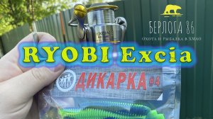 Катушка для спиннинга RYOBI Excia MX 2000 !!Краткий обзор , распаковка! Дикарка - резина Журалайфа !