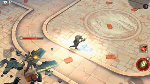 Little gameplay of Dungeon Hunter 2 (Not sponsored) смотреть онлайн