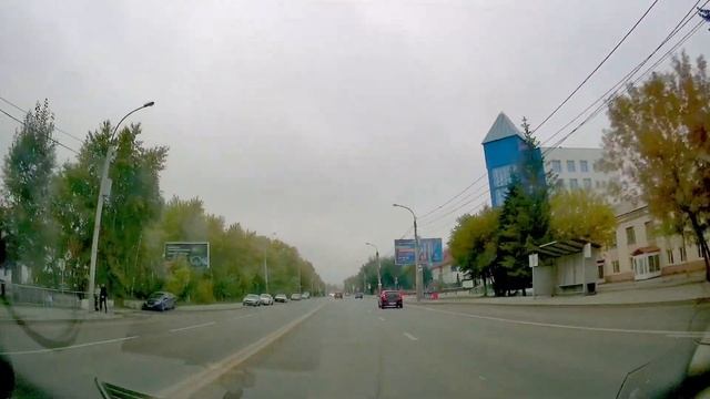Поездка на автомобиле из поселка Боровский в Тюмень смотреть онлайн