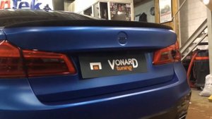 Спойлер на крышку багажника BMW 5 G30 G31 черный матовый M-PERFORMANCE