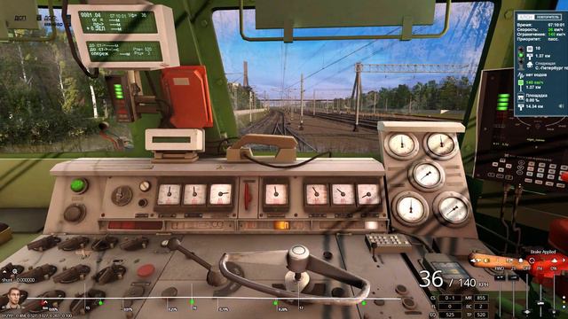 Колпино - СПБ Ладожский на ЧС2Т - 972 смотреть онлайн