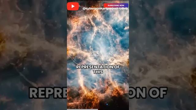 cyberpunk ART project-james webb space telescope unveils the crab nebula./editor/vidyoai