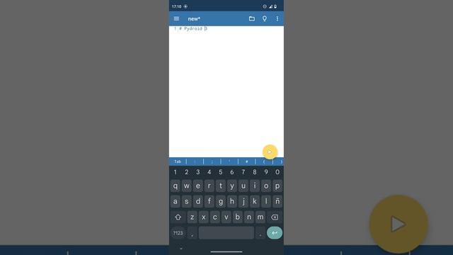 Aprendé la programación básica #python #pydroid3