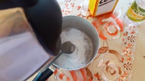 как отмыть карамель от кастрюли
