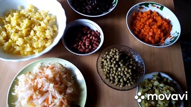 #винегретклассический#винегрет_с_фасолью

Винегрет - 2 рецепта