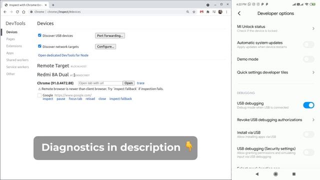 DevTools for Android? ? Setting up Chrome Remote Debugging смотреть онлайн