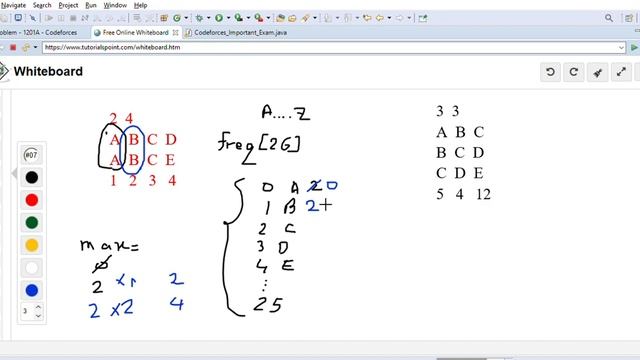 Codeforces Important Exam - Problem Solved Using Frequency Array Logic Java Solution Explained смотреть онлайн