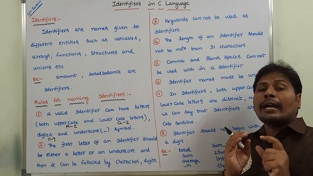 Identifiers in C language || Rules for naming an Identifier || Identifiers in C Programming || смотреть онлайн