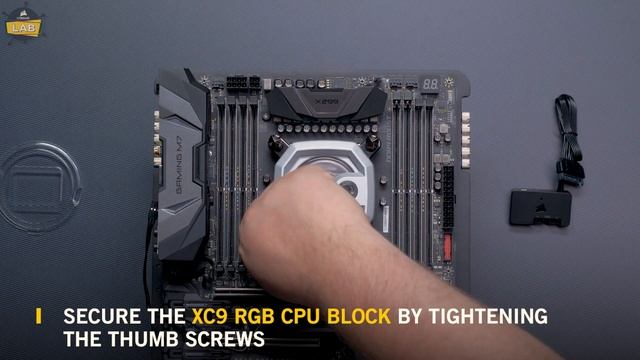How To Install XC9 RGB CPU Water Block (Intel 20xx) - CORSAIR Hydro X Series смотреть онлайн