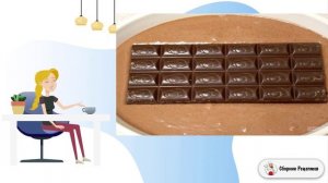 Шоколадный манник с шоколадом. Простой вкусный