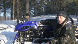 Честный Обзор Снегохода Динго Т-150. По глубокому снегу, все Плюсы и Минусы.