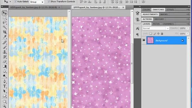 Digital Scrapbooking Video Tutorial - Quick Recoloring смотреть онлайн