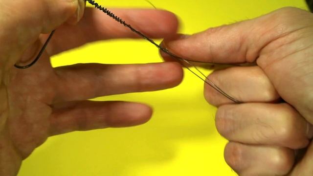 Боковой Т-узел без поводка. Удивительный способ как привязать крючок по особенному. смотреть онлайн
