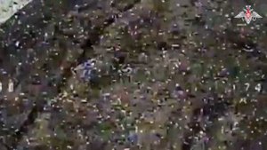 Уничтожение группы пехоты ВСУ FPV-дроном российскими десантниками на Запорожском направлении