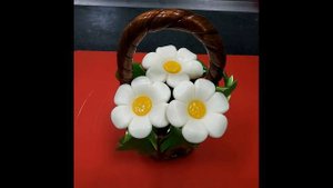 Цветы из карамели.