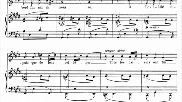 Fauré - Les roses d'Ispahan, Op. 39 Nº. 4 смотреть онлайн