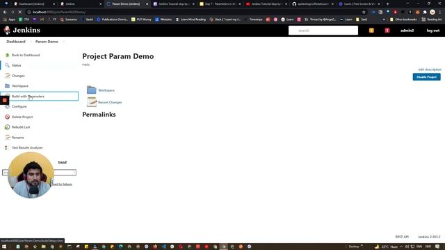 How To Create Jenkins Job With Parameter |  Jenkins Tutorial Step by Step