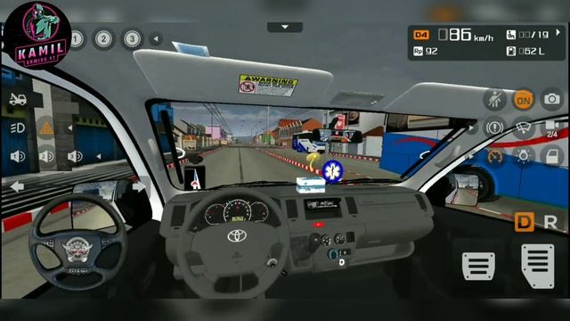 Toyota HiAce Commuter Ambulance Mod for Bus Simulator Indonesia|Ambulance Mod Bussid|Mod Bussid|