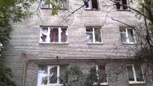 28.05.2014. Славянск, разбитые окна на Бульварной, 2 | Ukraine, Slavyansk