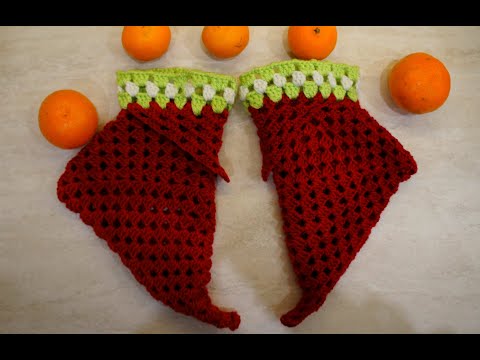 Вязаные эльфийские носочки НОСКИ ГНОМОВ смотреть онлайн