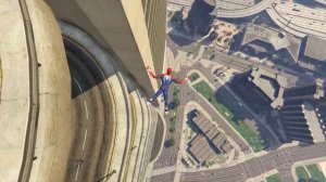 GTA 5 Spiderman Jumping off Highest Buildings (Euphoria Physics/Ragdolls) #23