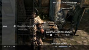 Skyrim SE: Crafting Dragonscale Armor for Serana.