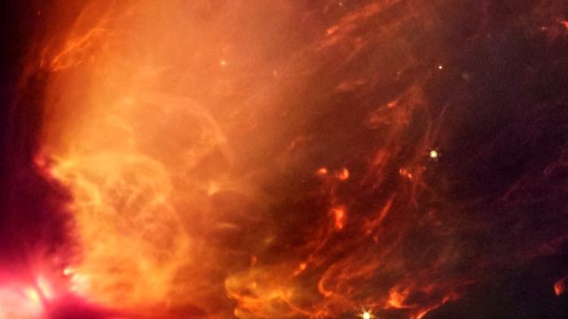 Protostar Feeds on the Dark Cloud L1527 4K UHD (NASA James Webb Space Telescope - JWST) смотреть онлайн