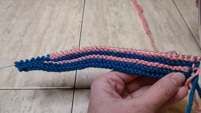 ??Самые-самые простые следки из прямоугольника на двух спицах/все лицевые/Подробно.