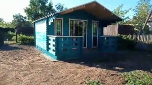 Дачный домик из мини-бруса